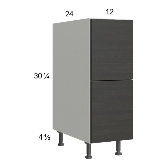 Euro Cafe 12" 2-Drawer Base Cabinet