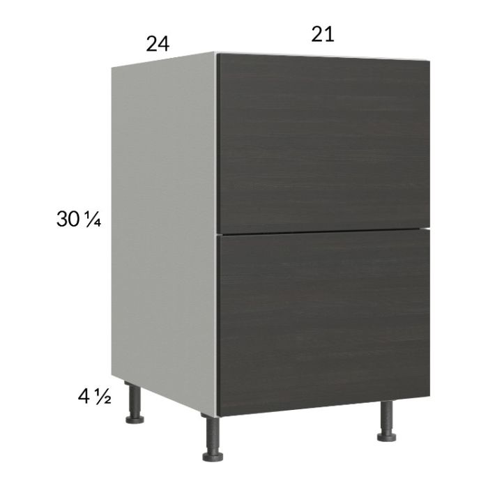 Euro Cafe 21" 2-Drawer Base Cabinet