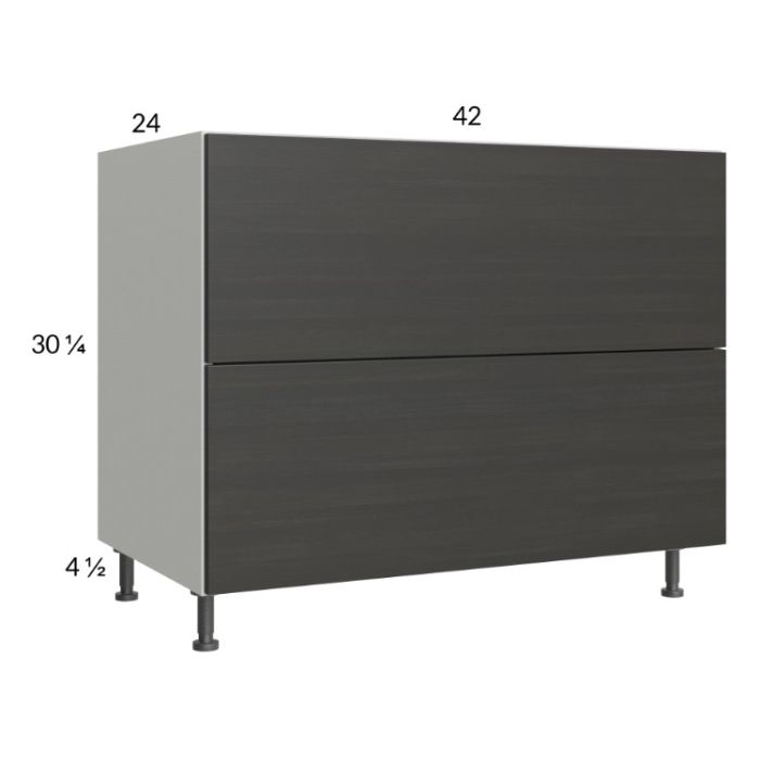 Euro Cafe 42" 2-Drawer Base Cabinet