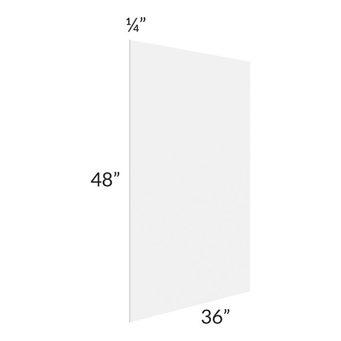 Stratton White Shaker 36x48 Island Panel
