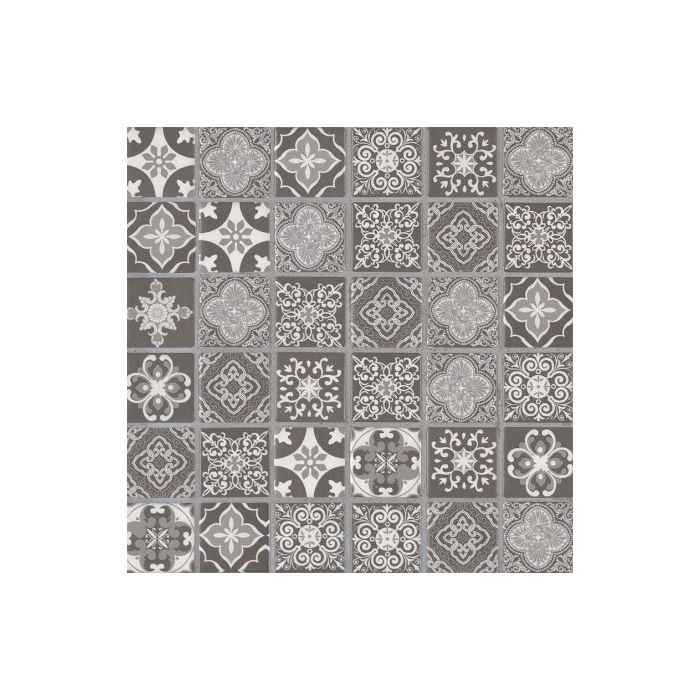 Anya Charcoal 2" x 2" x 6mm Mosaic Tile