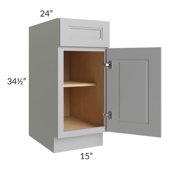 Charlotte Grey 15" Base Cabinet