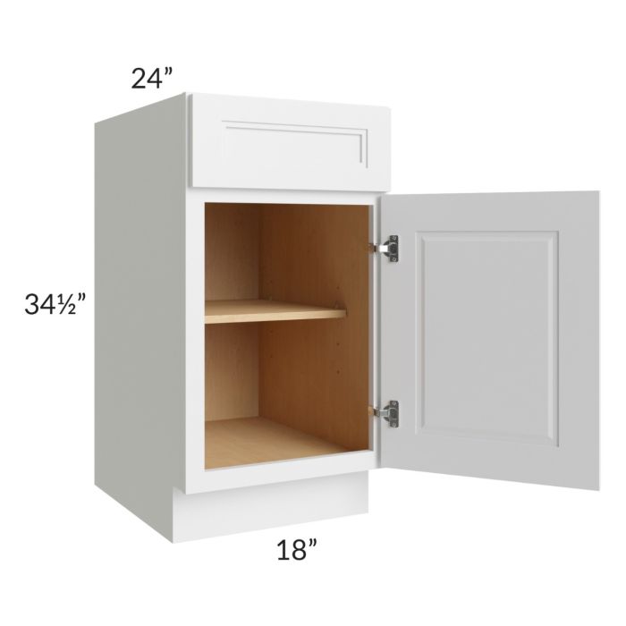 Charlotte White 18" Base Cabinet