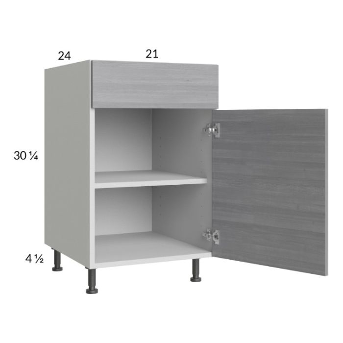 Euro Grey 21" Base Cabinet