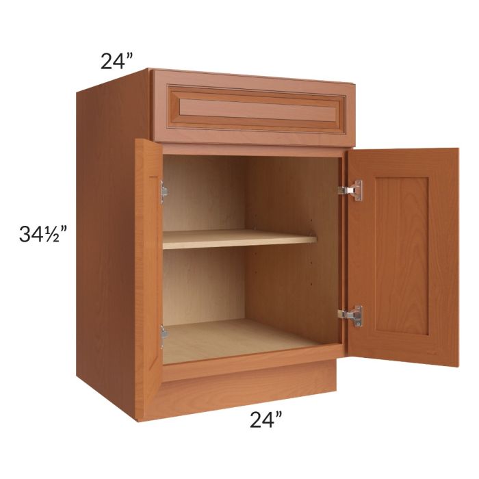 Lexington Cinnamon Glaze 24" Base Cabinet