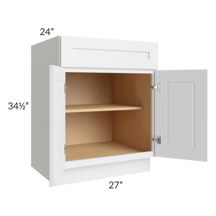 Southport White Shaker 27" Base Cabinet