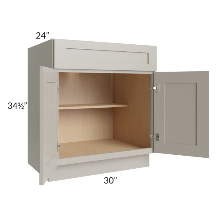 Stratton Light Grey Shaker 30" Base Cabinet