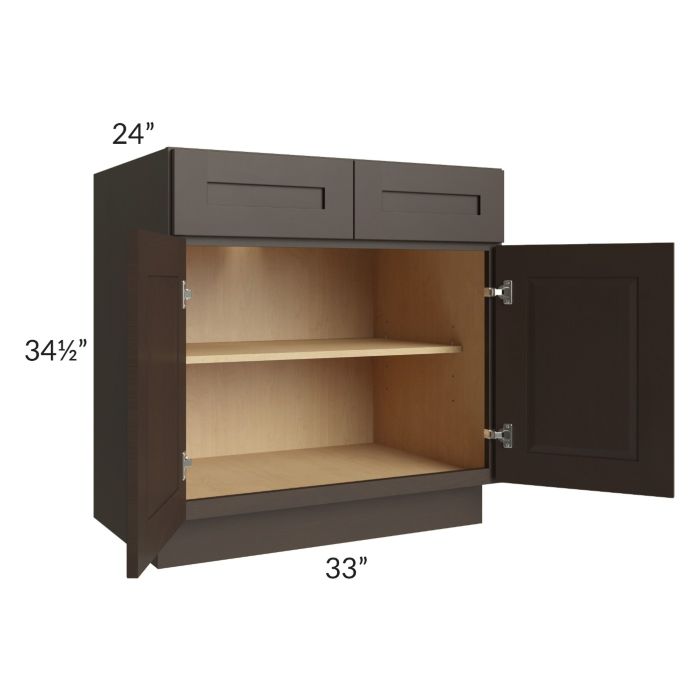 Southport Espresso Shaker 33" Base Cabinet