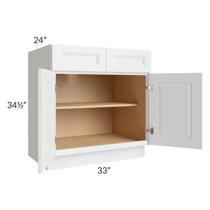 Charlotte White 33" Base Cabinet