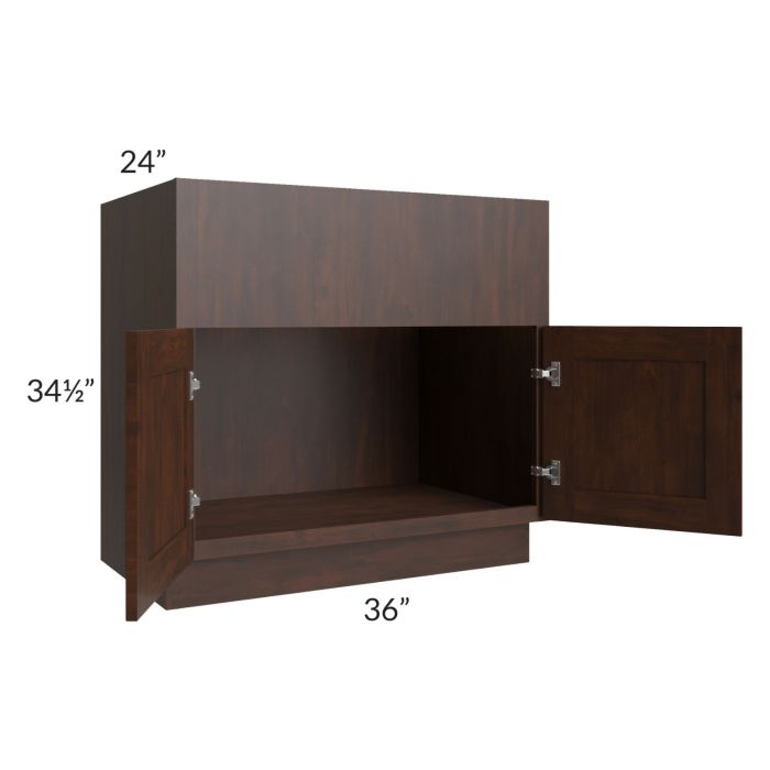 Biscotti Caf?? Glazed 36" Farm Sink Base