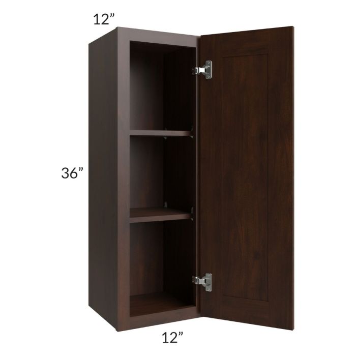 Biscotti Caf?? Glazed 12x36 Wall Cabinet