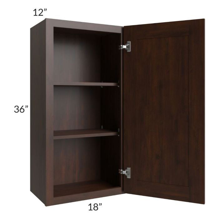 Biscotti Caf?? Glazed 18x36 Wall Cabinet