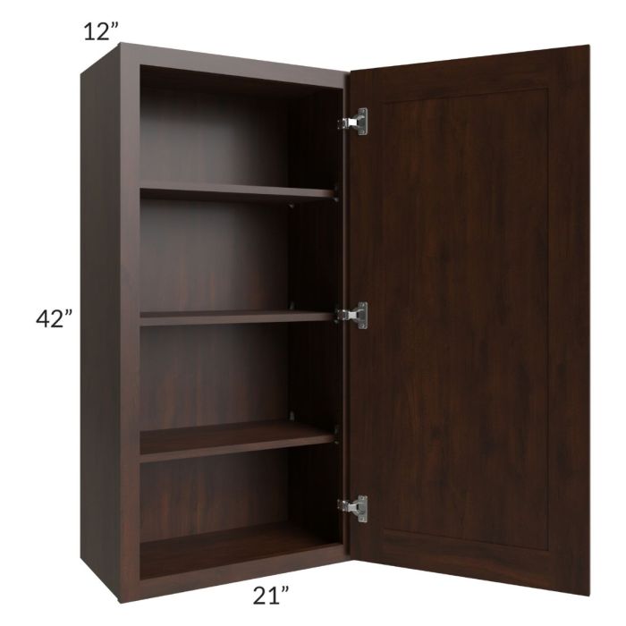 Biscotti Caf?? Glazed 21 x42 Wall Cabinet