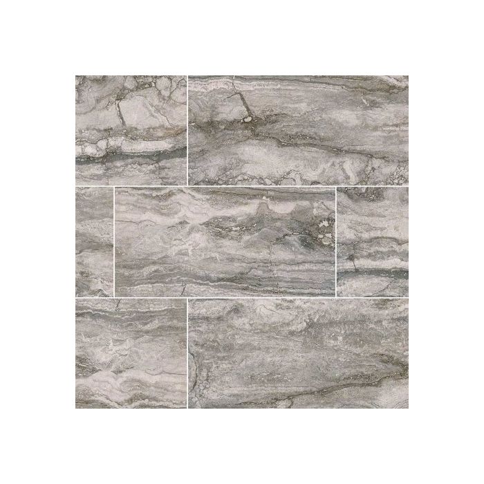 Bernini Carbone 2 x 4 Polished Porcelain Tile