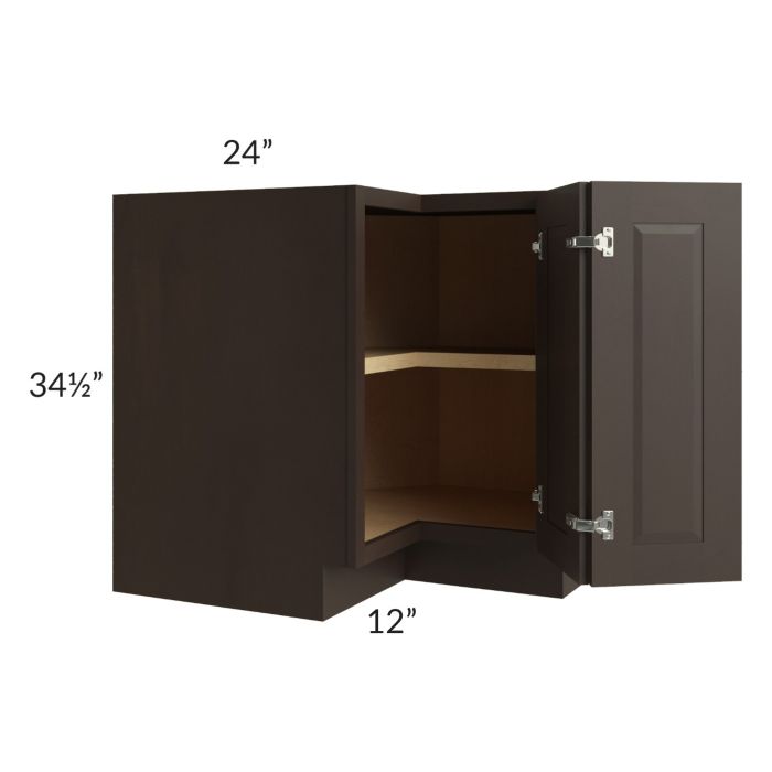 Southport Espresso Shaker 36" Corner Base Cabinet 