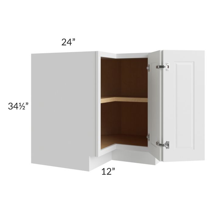 Charlotte White 36" Corner Base Cabinet 