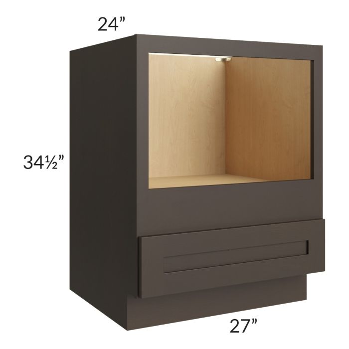 Southport Espresso Shaker 27" Microwave Base Cabinet