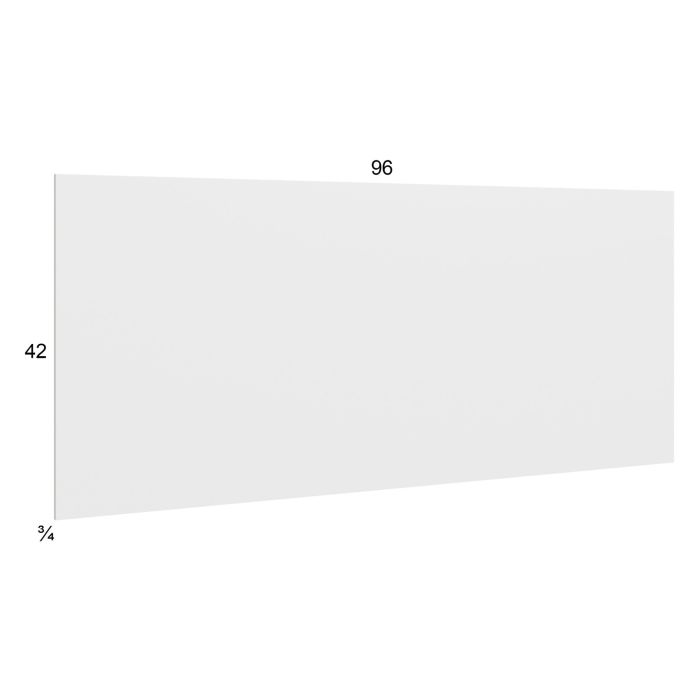 Harbor White Finished Panel 96" x 42" x 3/4"