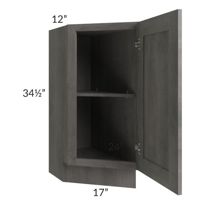 Providence Slate Grey 12" Base Transitional Cabinet (Left)