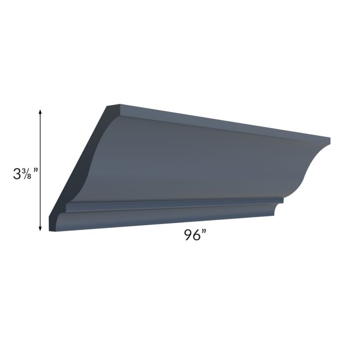 Midtown Blue Shaker Large Crown Molding