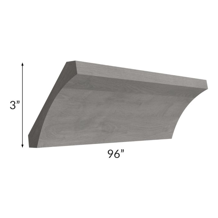 Providence Slate Grey Cove Crown Molding