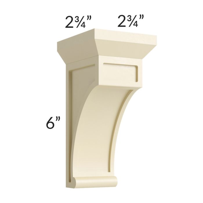 Phoenix Cream Glaze Small Decorative Corbel