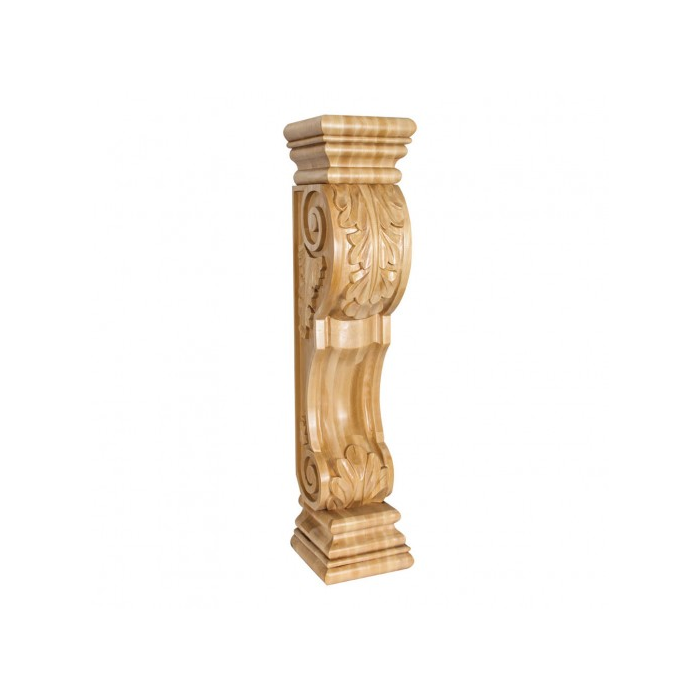 Phoenix Caramel Glaze Decorative Corbel/Post (34-1/2" Height)
