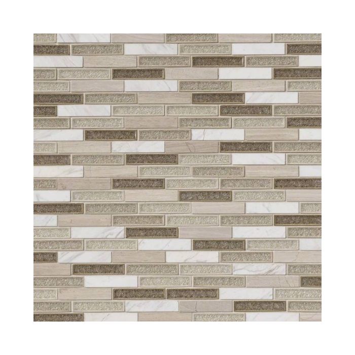 Crystal Cliffs 1" x 4" x 8mm Mosaic Tile 