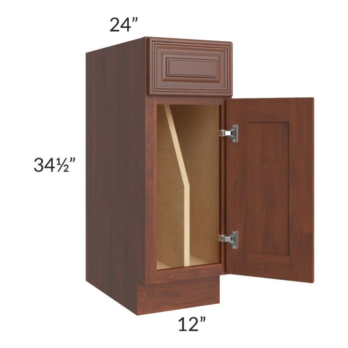 Cambridge Saddle Glaze 12" Tray Divider Base Cabinet