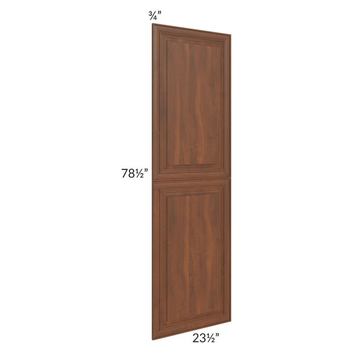 Cambridge Saddle Glaze 24x84 Tall Decorative Door Set
