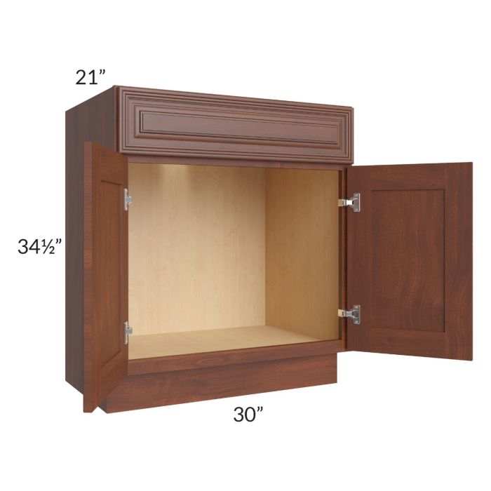 Cambridge Saddle Glaze 30" Vanity Base Cabinet