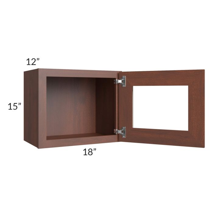 Cambridge Saddle Glaze 18x15 Decorative Wall Cabinet 