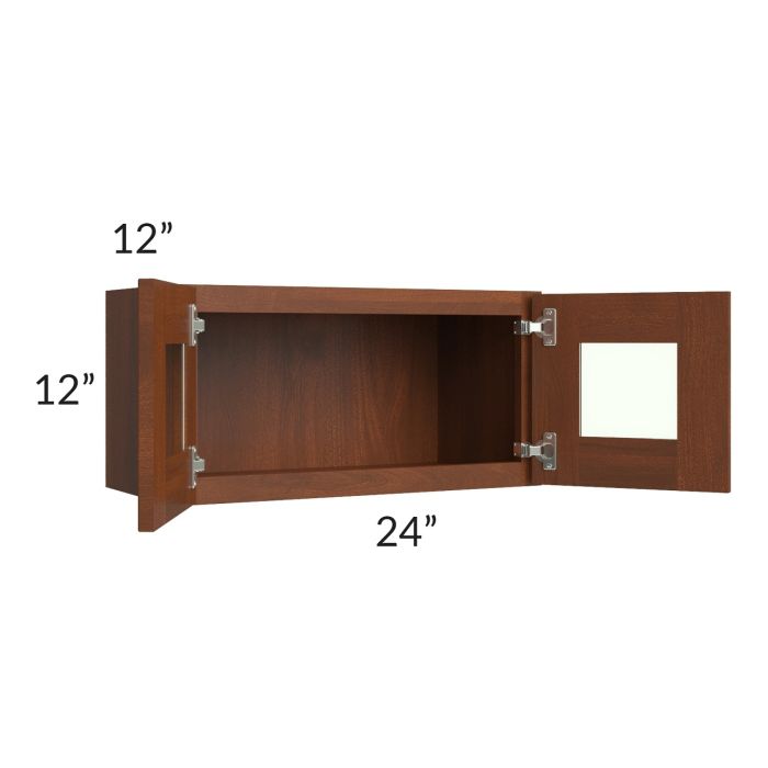 Cambridge Saddle Glaze 24x12 Decorative Wall Cabinet