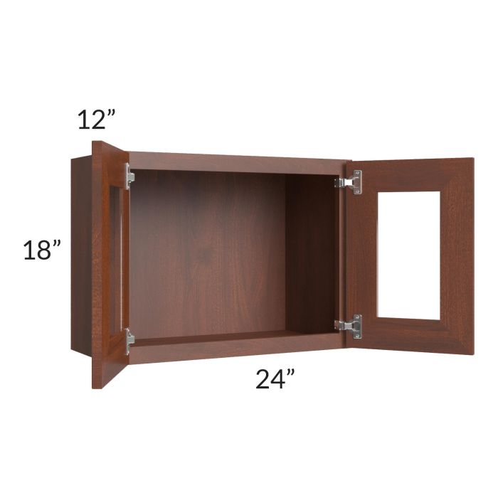 Cambridge Saddle Glaze 24x18 Decorative Wall Cabinet