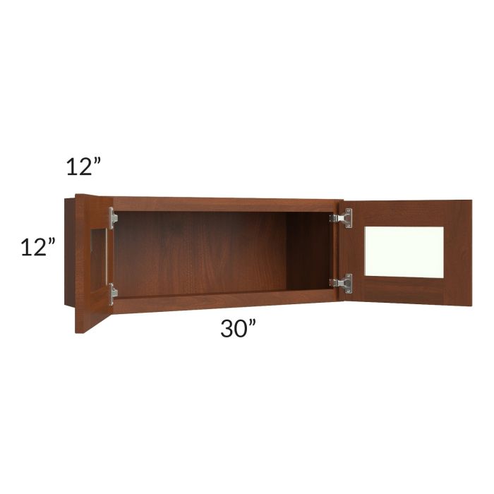 Cambridge Saddle Glaze 30x12 Decorative Wall Cabinet