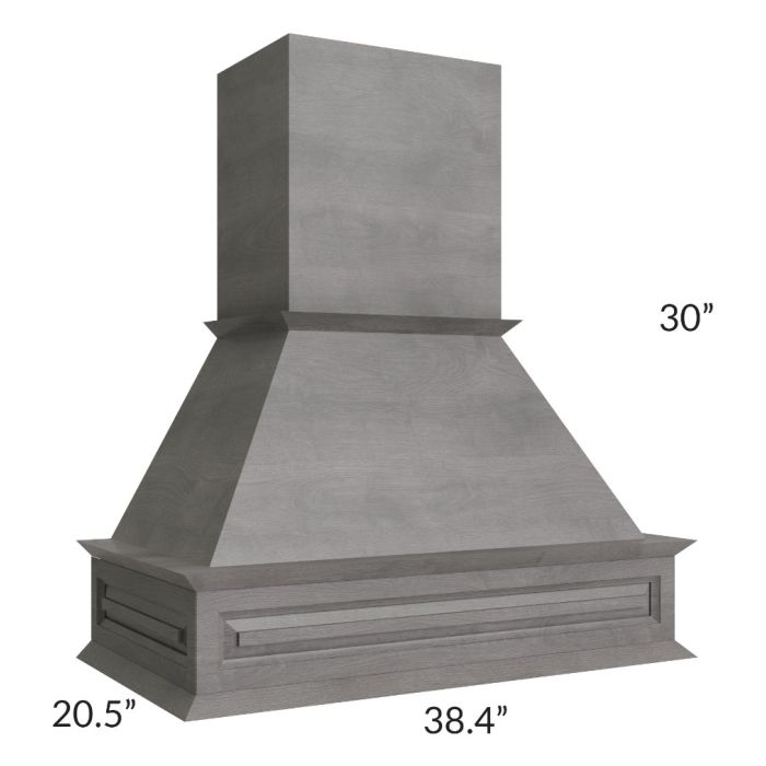 Providence Slate Grey Wood Range Hood