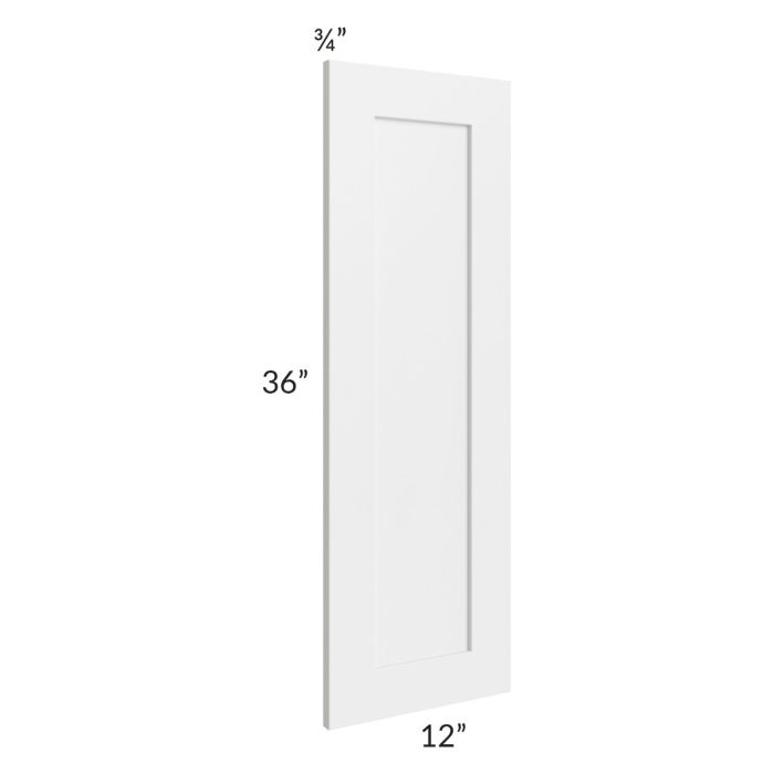 Brighton White Shaker 36" Wall Decorative Panel