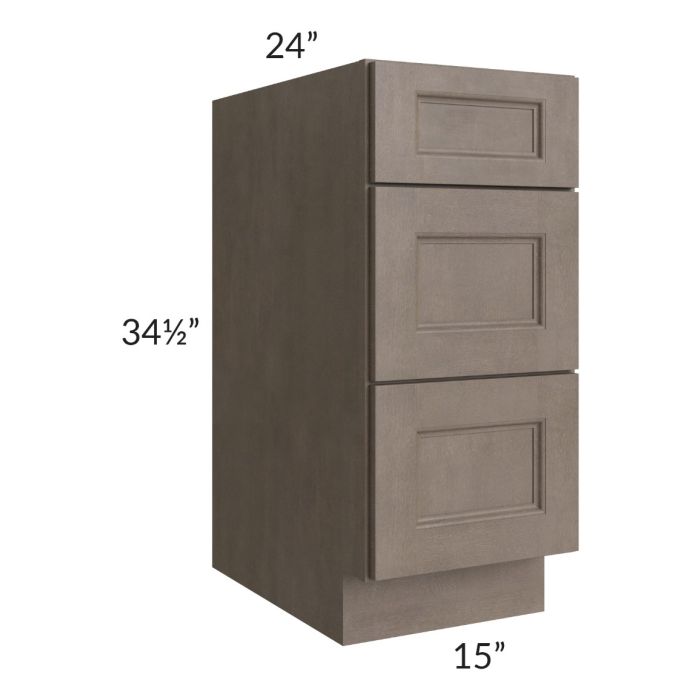 Providence Natural Grey 15" Drawer Base Cabinet