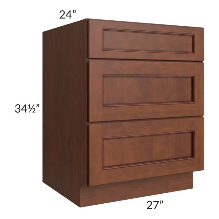Tuscan Walnut 27" Drawer Base Cabinet