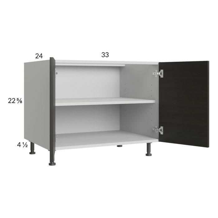 Euro Cafe 33" Full Height Door Desk Base Cabinet