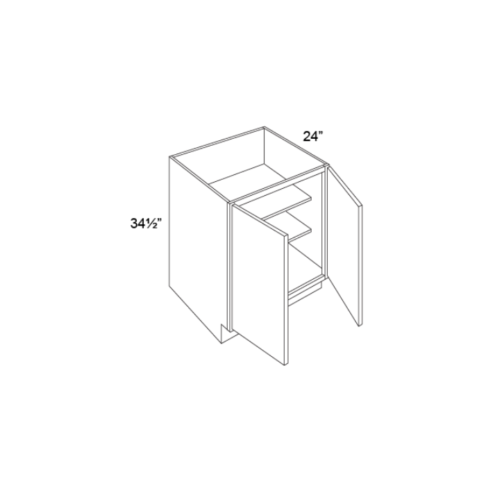 Vienna 33" Full Height Door Vanity Base Cabinet