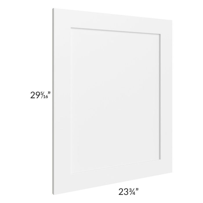 Alpine White Shaker 24" Base End Decorative Door