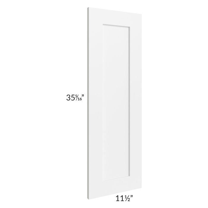 Alpine White Shaker 12x36 End Decorative Door