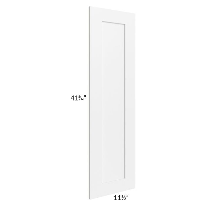 Alpine White Shaker 12x42 End Decorative Door