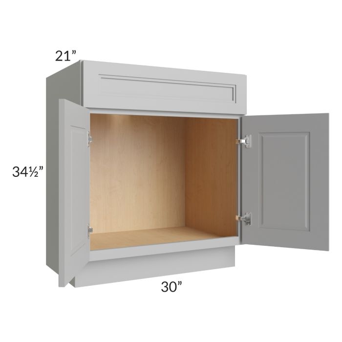 Charlotte Grey 30" Vanity Sink Base Cabinet