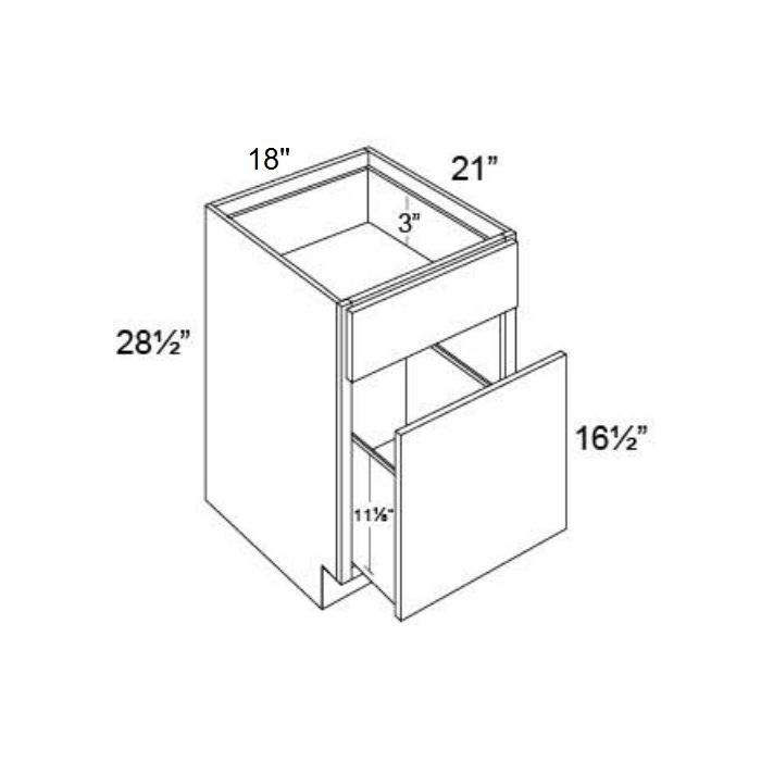 18" File Base Cabinet
