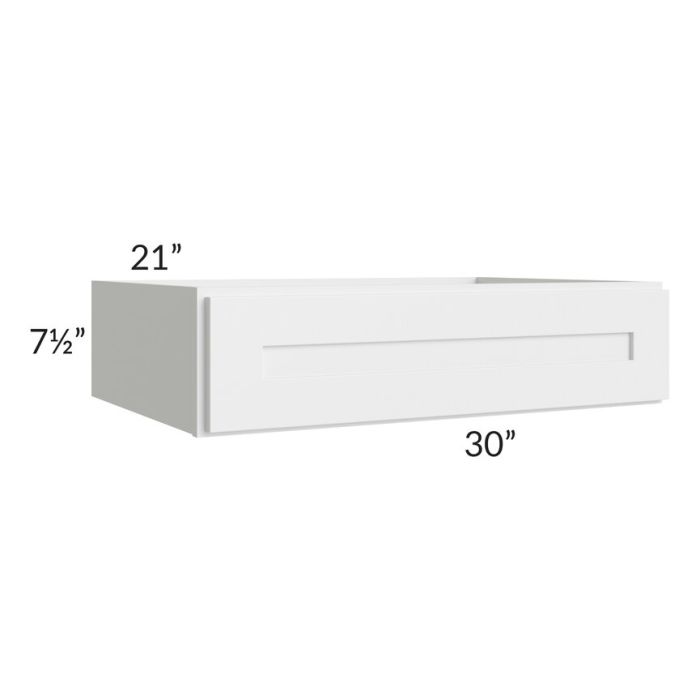 Southport White Shaker 30" Vanity or Desk Drawer