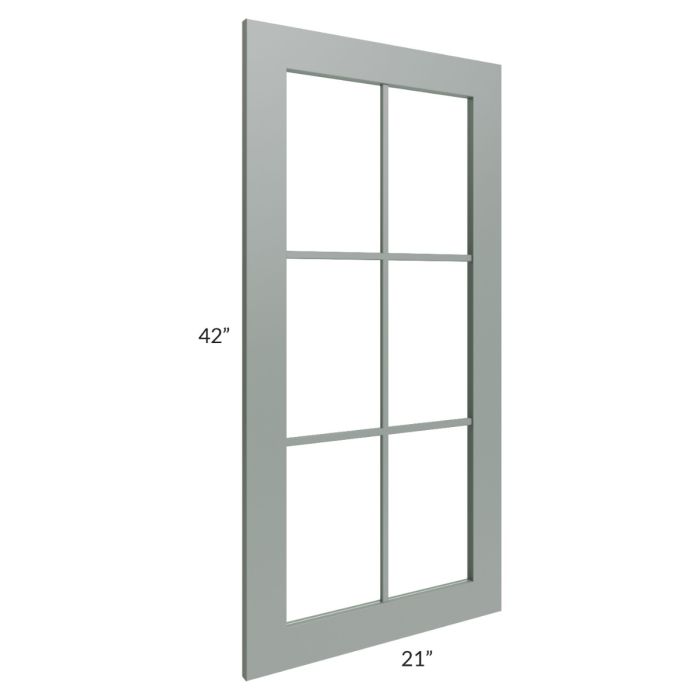 Woodland Green Shaker 24" 2-Drawer Base Cabinet