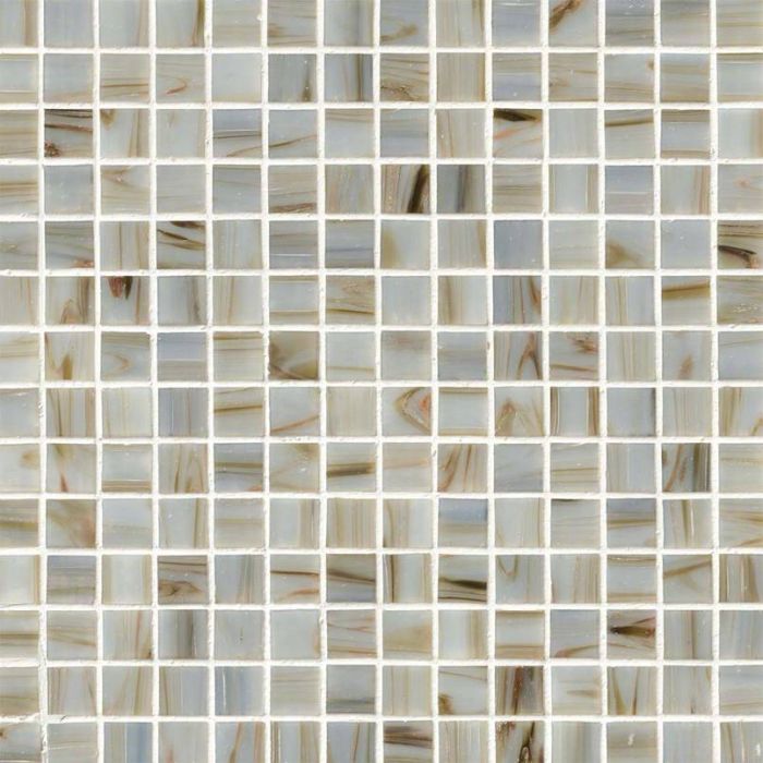 Iridescent Ivory Glass Tile