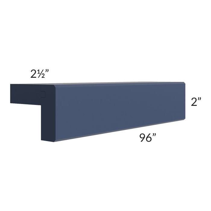 Bayville Blue 8' Light Rail Molding